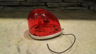Vintage Signal - Stat Beacon Red 367 Lens Cat No.  309 Emergency Police Car Truck