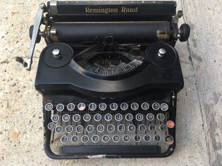 Vintage Remington Rand Model 1 Typewriter P59418 - 1930 