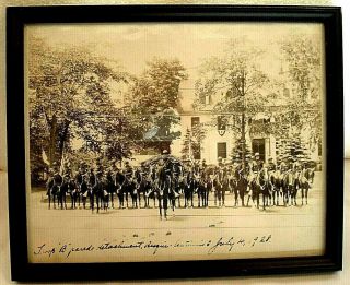 Cabinet Photo Ny? Pa? State Police Horseback Sesquicentennial Parade July 4 1928