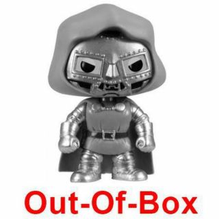 Funko Pop Out - Of - Box Dr.  Doom 17 (black & White,  Marvel) - Fugitive Toys Exclus