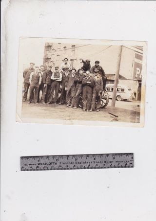 1939 Photo Edmonton,  Alberta,  Canada Group Of Men
