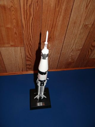NASA Saturn 1B Apollo Rocket With Capsule Model Desk Display 1/144 2