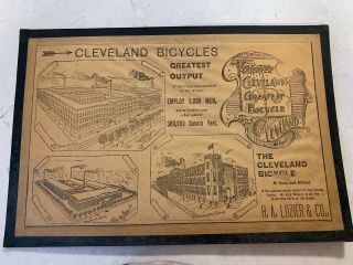 H.  A.  Lozier & Co - Cleveland Bicycles Advertisment Boards