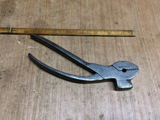 Rare Vintage Lasting Pliers With Hammer Hamblet & Hayes