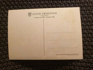 Galileo,  Lloyd Triestino - Vintage Postcard 2