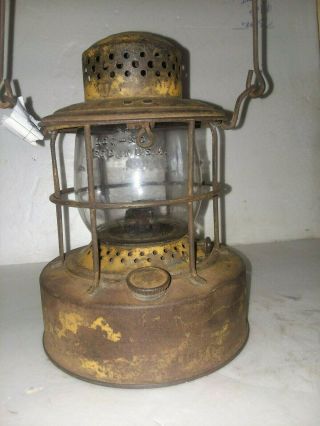 Vintage Embury Mfg Co.  No.  500 Kerosene Lantern Dietz Loc - Nob Little Wizard