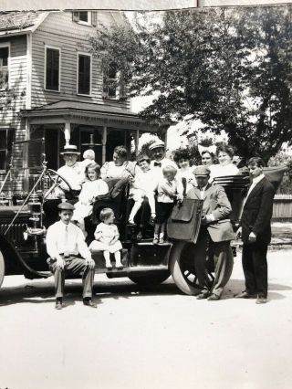 1900’s Rare 5” X 7” B & W PHOTO 1909/10 Lozier Vintage Car Egg Harbor City NJ 5