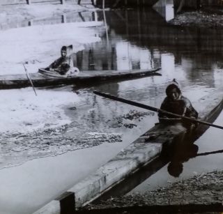 Eskimos In Kayaks,  1904 St.  Louis World 