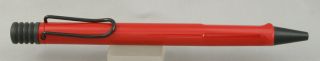 Lamy Safari Old Color Limited Red W/ Black Clip Ballpoint Pen - Germany
