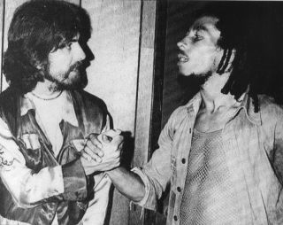 George Harrison & Bob Marley 8 X 10 Photo 519