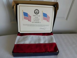 2007 American Flag Flown Over Capital At Request Senator Harry Reid/ Signed