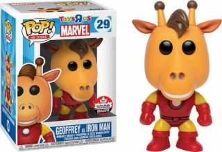 Funko Pop Ad Icons Geoffrey As Iron Man Canadian Expo 2018 Exclusive