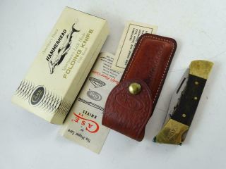 Vintage Folding Pocket Knife Case Xx Hammerhead P159 - Lssp Lock Blade W/ Box