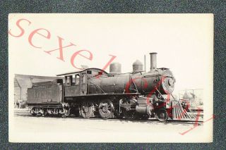 Columbus & Greenville Railroad Locomotive Circa 1923 Rppc Photo Postcard Grade 5