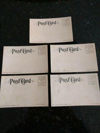 Vintage 5 Official Mailing Cards - 1905 Lewis & Clark Centennial,  Portland OR 2