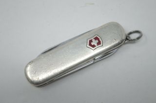 Victorinox Sterling Silver Swiss Army Classic Pocket Knife 925 Tiffany & Co Gold 4