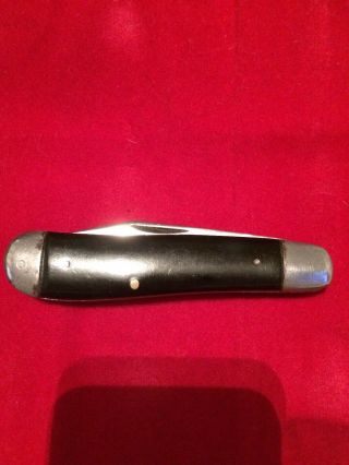 Case Xx 1920 - 40 Smooth Black Dogleg Jack Knife