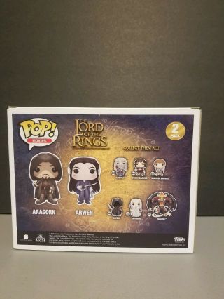Funko pop aragorn arwen Lord Of The Rings Sdcc 2017 3