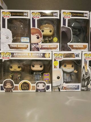 Funko pop aragorn arwen Lord Of The Rings Sdcc 2017 7