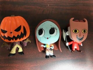 Funko NIGHTMARE BEFORE CHRISTMAS Mystery Minis WALGREENS EXCLUSIVE COMPLETE SET 4
