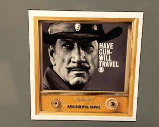 Classic Tv Set Western Magnet " Have Gun Will Travel " Show,  Richard Boone