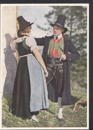 Austria Costumes Postcard - Tiroler Landestrachten - Ofttirol,  Lienz B2549