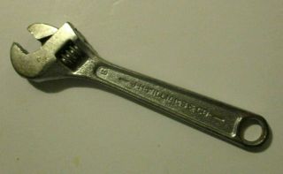 Vintage Small 4 " Jh Williams U.  S.  A.  Superjustable Adjustable Wrench