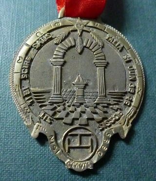 Bolivia Masonic Medal Lodge Real Arch Of Scotland (philosophers 882) Founder