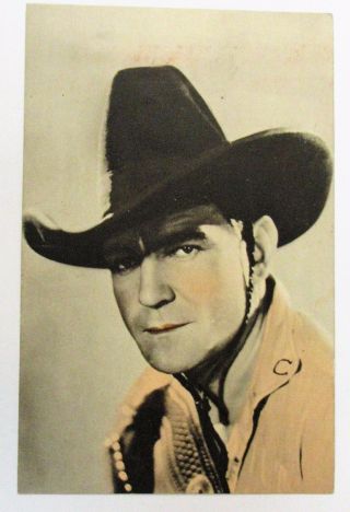Vintage Buck Jones 5 Film Picture Stories Star Series Postcard Tm