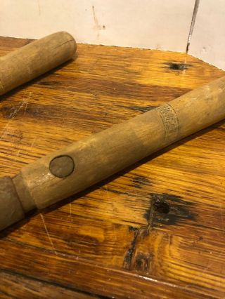 Atkins No.  8 Crosscut Saw Handle 2 Man Two Timber Lumber Antique Pair Vintage 4