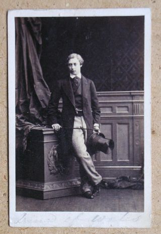 Cdv.  Albert Edward,  Prince Of Wales.  By Camille Silvy,  London.  1860s
