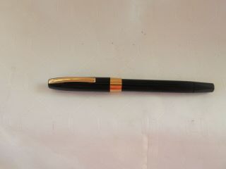 Vintage Sheaffer Black Imperial Iv Touchdown Filler Fountain Pen 5 1/2 " C.  1960 