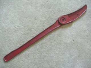 REIN LEITZKE SOLID HANDLE UNMKD ANTIQUE CAST IRON BARBED WIRE FENCE STRETCHER 4