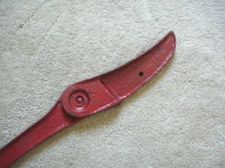 REIN LEITZKE SOLID HANDLE UNMKD ANTIQUE CAST IRON BARBED WIRE FENCE STRETCHER 5