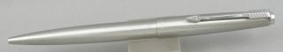 Parker 45 Flighter Stainless Steel & Chrome Lined Grip Ballpoint Pen - 1960 