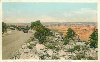 Arizona C - 1910 Hermit Fred Harvey Grand Canyon Postcard Detroit Publishing 1349