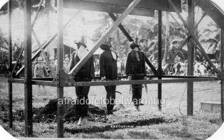Photo 1911 Philippines " Execution Of Moros Rebels "
