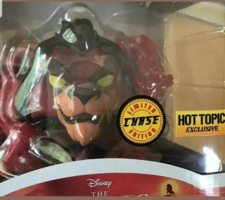 FUNKO POP DISNEY LION KING SCAR WITH FLAMES LIMITED ED CHASE HOT TOPIC EXCLUSIVE 2
