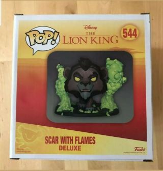 FUNKO POP DISNEY LION KING SCAR WITH FLAMES LIMITED ED CHASE HOT TOPIC EXCLUSIVE 3