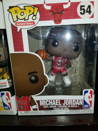 Funko Pop Lebron James Lakers 52 Footlocker Exclusive and Michael Jordan 54 3