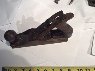 Vintage Antique Stanley No 3 Wood Plane Patd 1910 As Found
