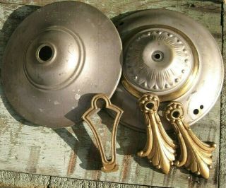 Antique Vintage Ornamental Solid Brass Lamp Parts Finial Ornaments Top Domes