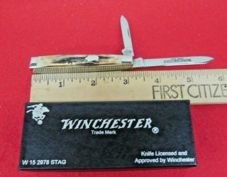 1990s Winchester Usa Stag Doctors Knife