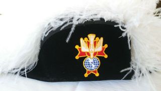 Knights Of Columbus 4th Degree Chapeau Ostrich Feather Hat