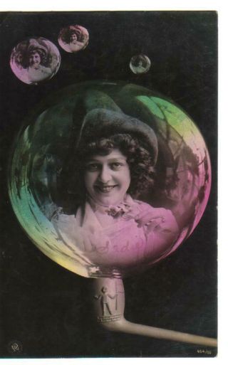 1908 - Pretty Girl In A Bubble Pipe,  (4300)