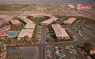 Las Vegas,  Nv,  The Sands Hotel,  Aerial View,  Chrome Vintage Postcard G5426