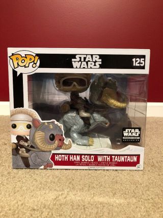 Funko Pop Star Wars Hoth Han Solo With Tauntaun Smuggler 