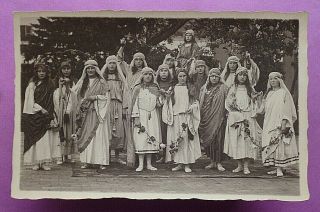May 26,  1921 Real - Photo Postcard  La Danse Des Israelites ,  Corp De Ballet.
