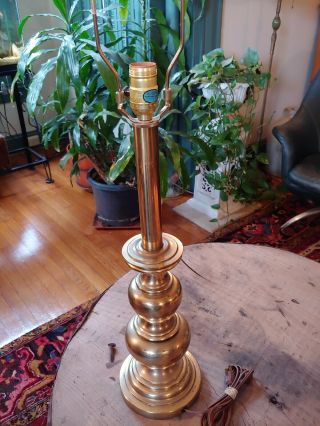 Vintage Stiffel Solid Brass Table Lamp 31 