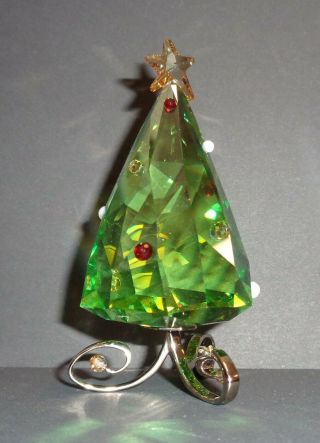 Swarovski Crystal Green Christmas Tree